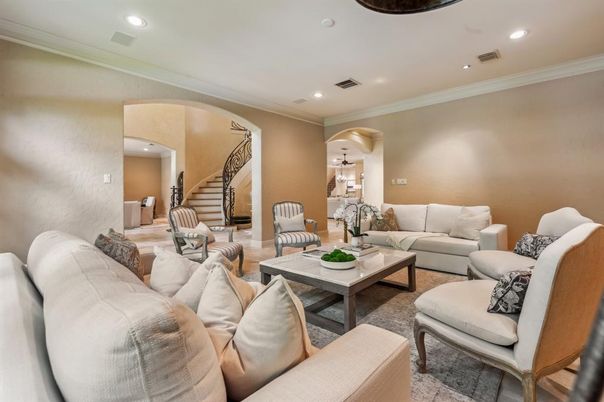 Interior, Living room, Recessed Lighting
