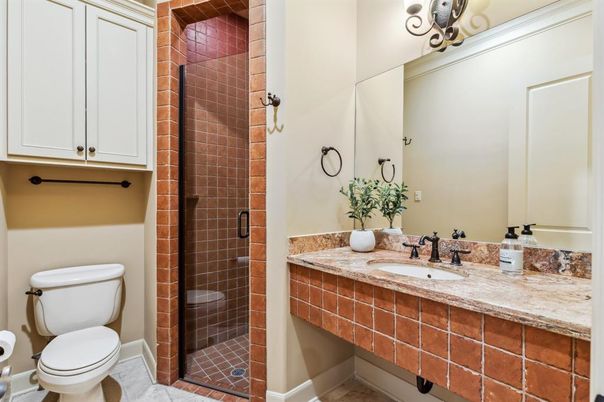 Bathroom, Glass Shower, Interior