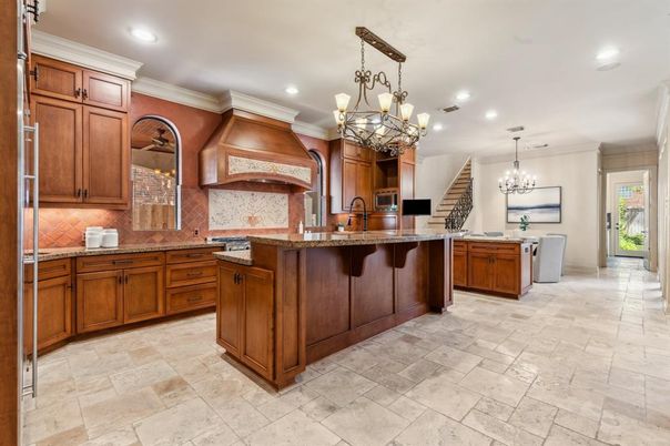 Chandelier, Interior, Kitchen, Recessed Lighting