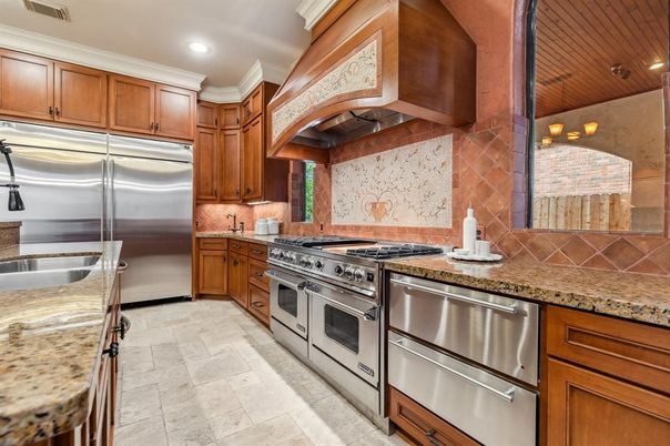 Interior, Kitchen, Recessed Lighting, Stainless Steel Appliances
