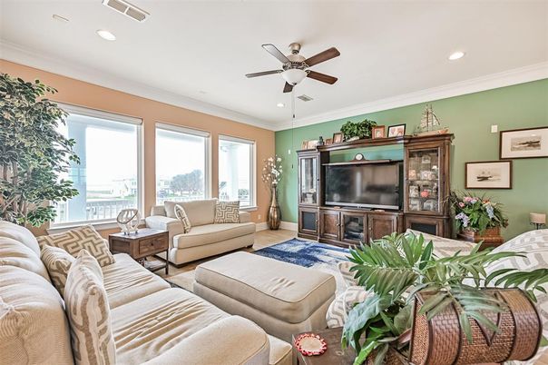 Interior, Living room, Recessed Lighting