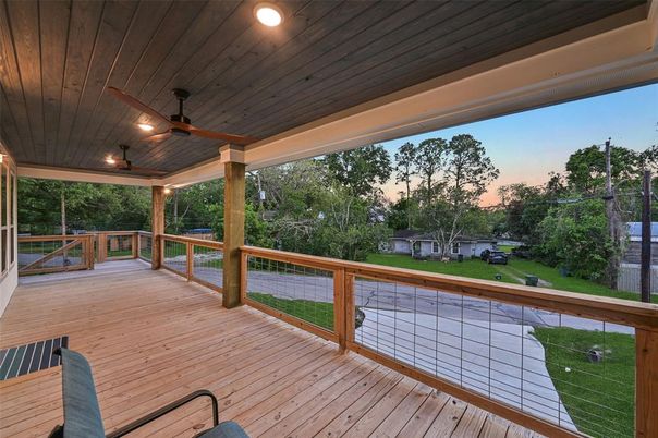 Exterior, Wood Texture Flooring
