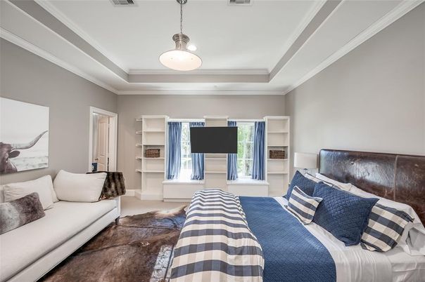 Bedroom, Interior, Pendant Lights