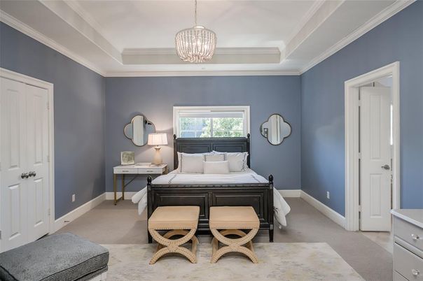 Bedroom, Interior, Pendant Lights