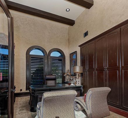Interior, Recessed Lighting, Wooden Beams