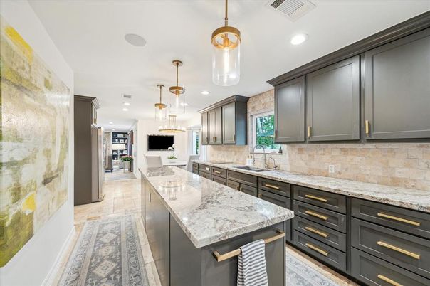 Interior, Kitchen, Pendant Lights, Recessed Lighting