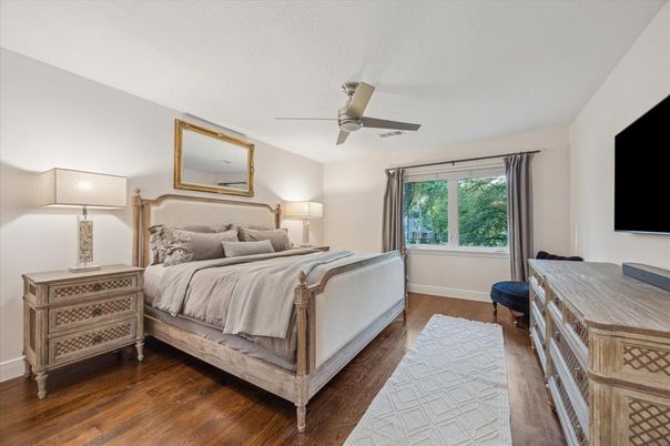 Bedroom, Interior, Wood Texture Flooring