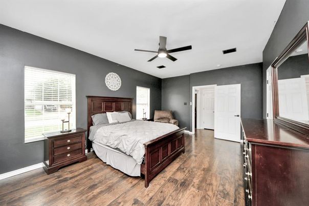 Bedroom, Interior, Wood Texture Flooring
