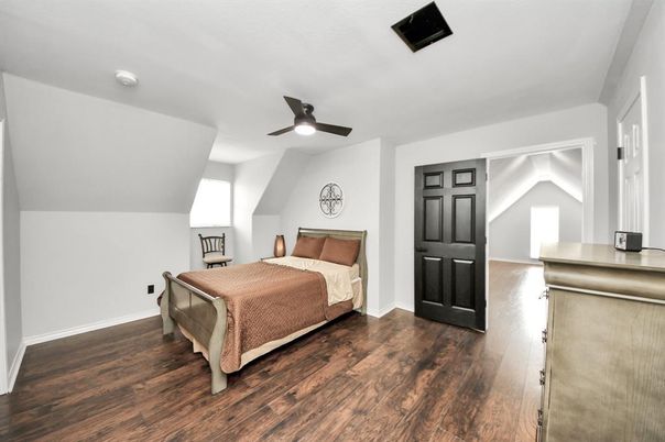 Bedroom, Interior, Wood Texture Flooring
