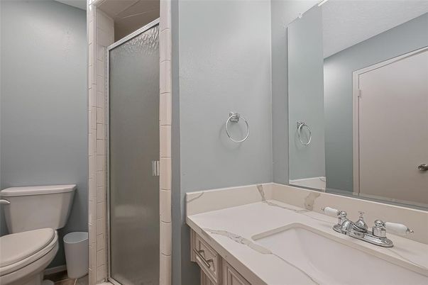 Bathroom, Glass Shower, Interior
