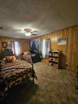 Bedroom, Interior, Wooden Walls