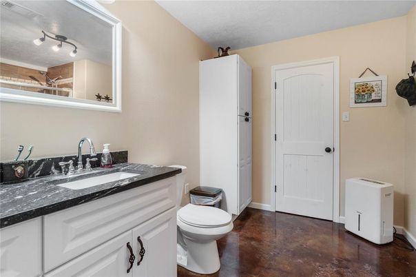 Bathroom, Interior, Wood Texture Flooring