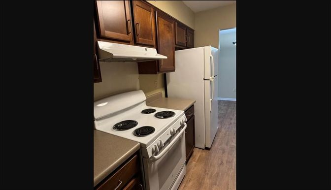 Interior, Kitchen, Wood Texture Flooring