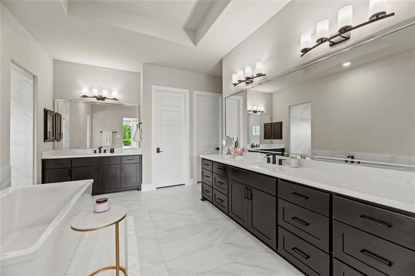 Bathroom, Dual Sink Vanities, Interior, Marble
