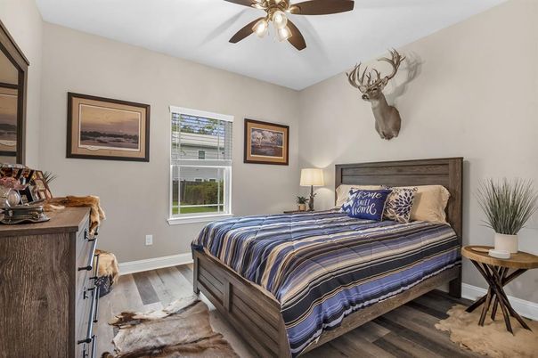 Bedroom, Interior, Wood Texture Flooring