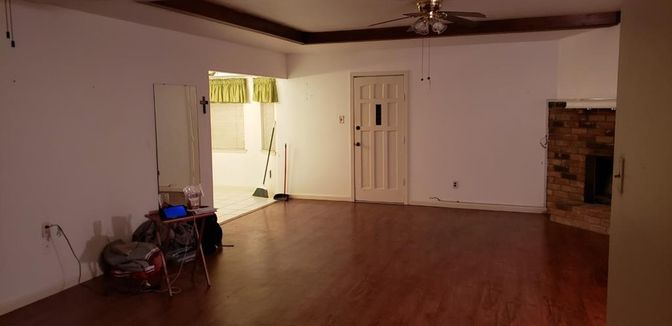Empty room, Interior, Wood Texture Flooring