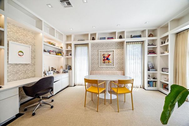 Home Office, Interior, Recessed Lighting