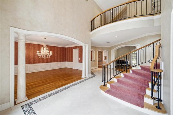 Chandelier, Interior, Wood Texture Flooring