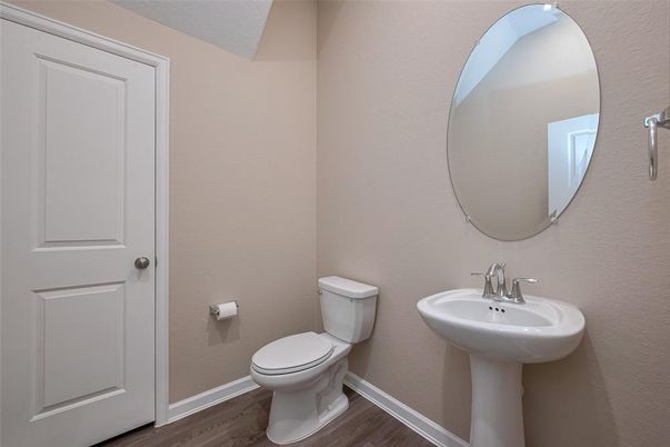 Bathroom, Interior, Wood Texture Flooring