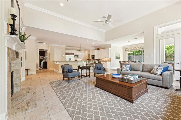 Interior, Kitchen, Living room, Pendant Lights, Recessed Lighting