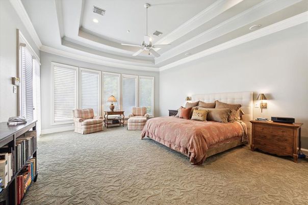 Bedroom, Interior, Recessed Lighting