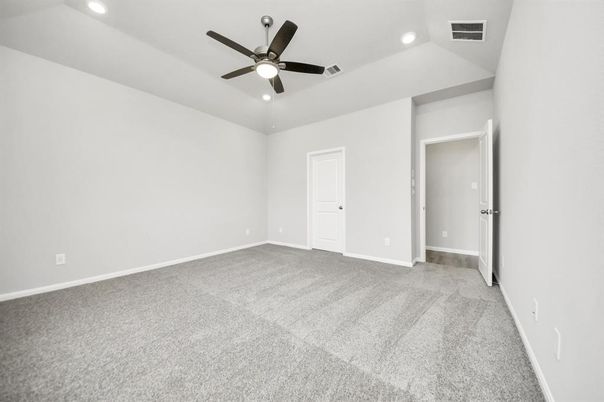 Empty room, Interior, Recessed Lighting