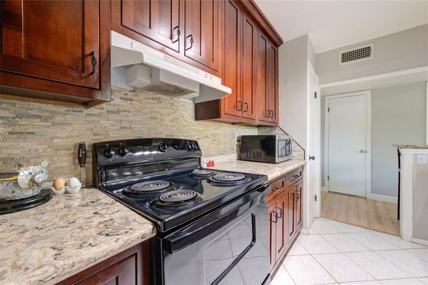 Interior, Kitchen, Stone Walls, Wood Texture Flooring