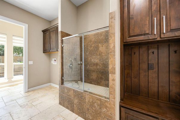 Bathroom, Glass Shower, Interior
