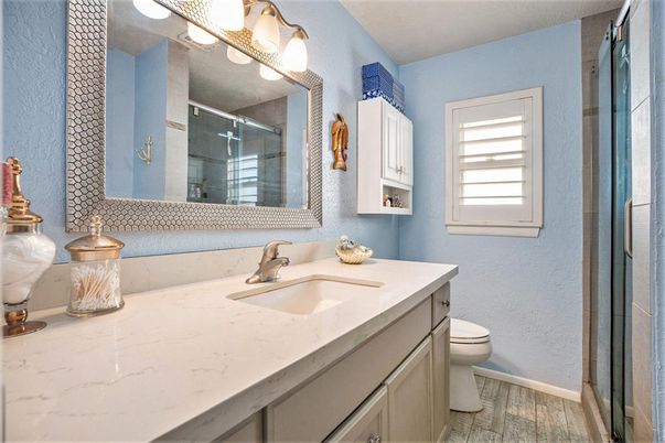 Bathroom, Interior, Wood Texture Flooring