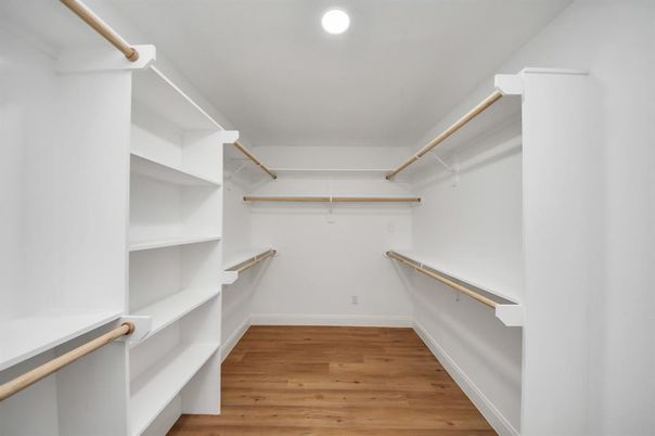 Interior, Recessed Lighting, Walk-in Closets, Wood Texture Flooring