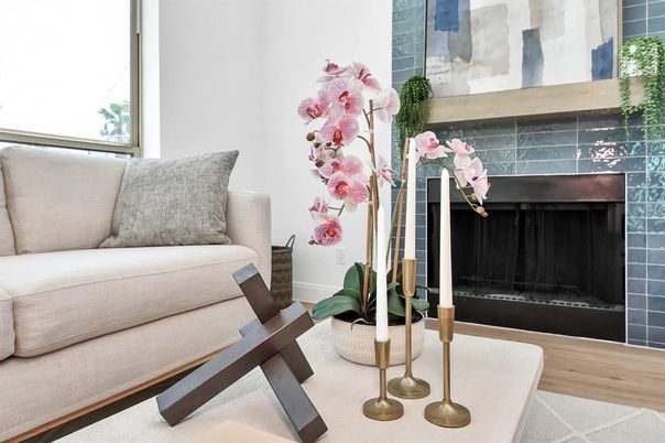 Fireplace, Interior, Wood Texture Flooring
