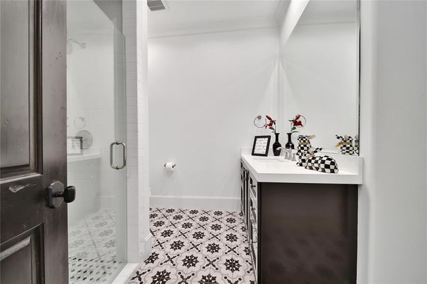 Bathroom, Glass Shower, Interior
