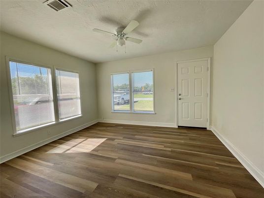 Empty room, Interior, Wood Texture Flooring