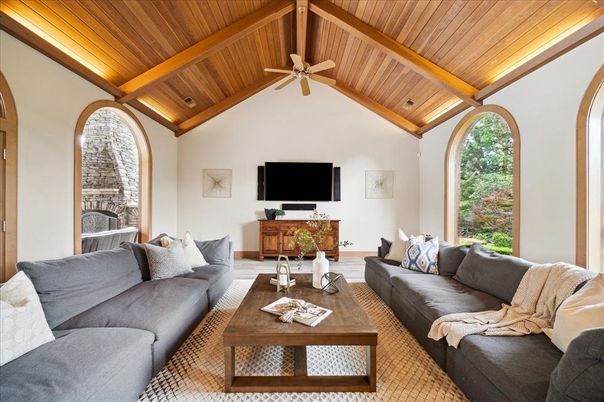 Interior, Living room, Wooden Beams, Wooden Ceilings