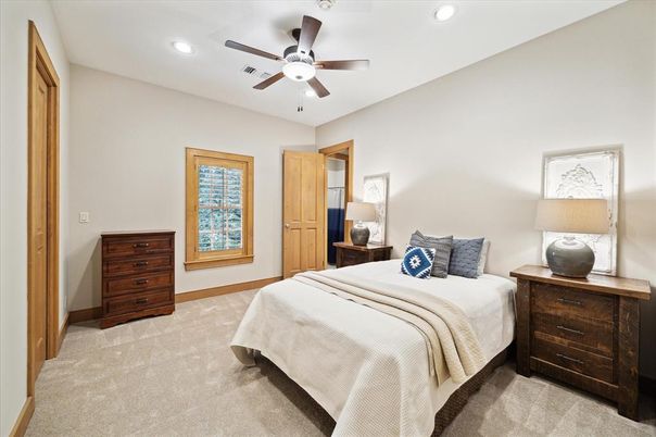 Bedroom, Interior, Recessed Lighting
