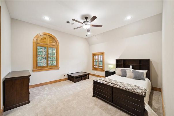 Bedroom, Interior, Recessed Lighting