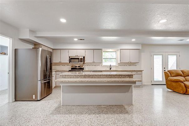 Interior, Kitchen, Recessed Lighting, Stainless Steel Appliances