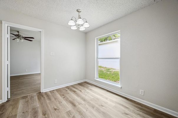 Chandelier, Empty room, Interior, Wood Texture Flooring