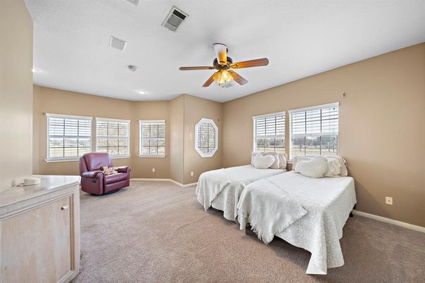 Bedroom, Interior, Recessed Lighting