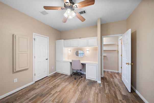 Home Office, Interior, Wood Texture Flooring