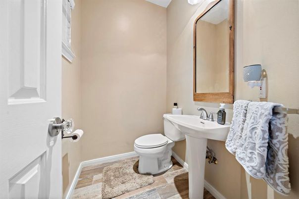 Bathroom, Interior, Wood Texture Flooring