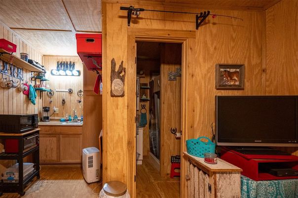 Interior, Wood Texture Flooring, Wooden Walls