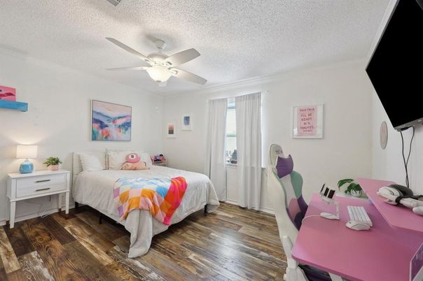 Bedroom, Interior, Wood Texture Flooring