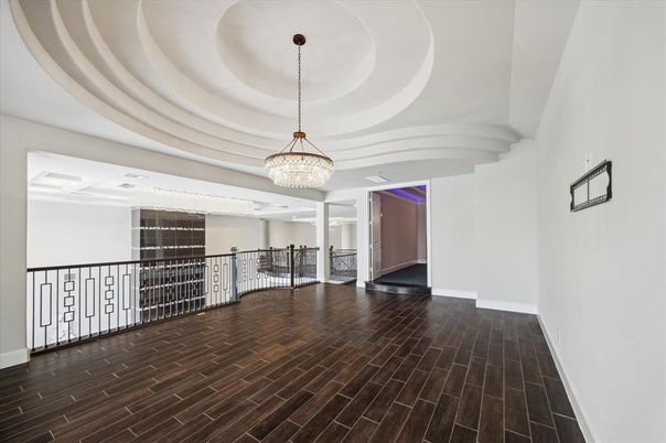Chandelier, Interior, Wood Texture Flooring