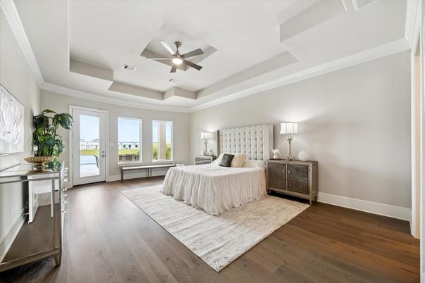 Bedroom, Interior, Wood Texture Flooring