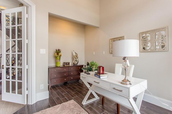 Home Office, Interior, Wood Texture Flooring