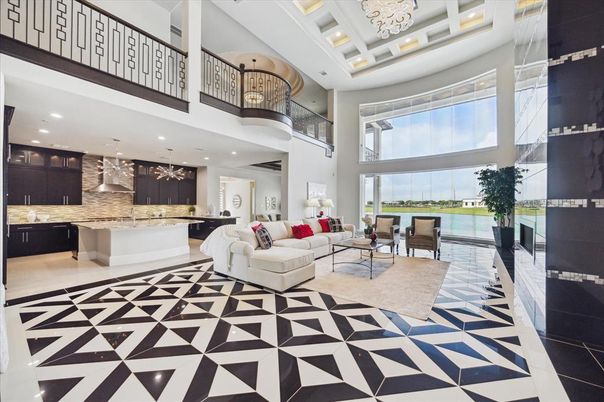 Interior, Kitchen, Living room, Pendant Lights, Recessed Lighting