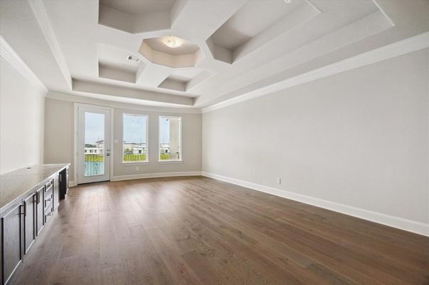 Empty room, Interior, Wood Texture Flooring