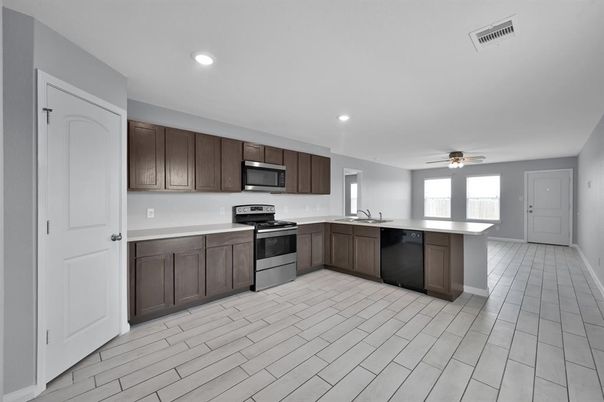 Interior, Kitchen, Recessed Lighting, Stainless Steel Appliances