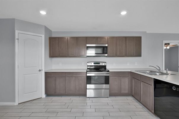 Interior, Kitchen, Recessed Lighting, Stainless Steel Appliances